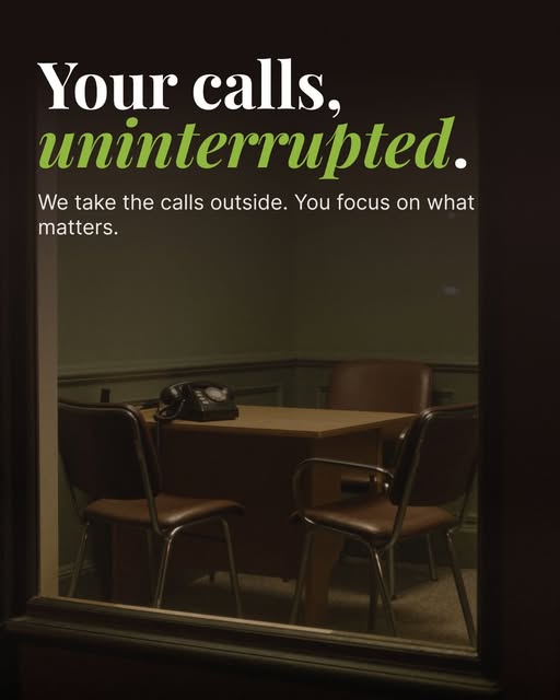 Your calls, uninterrupted — boards.agency Instagram post